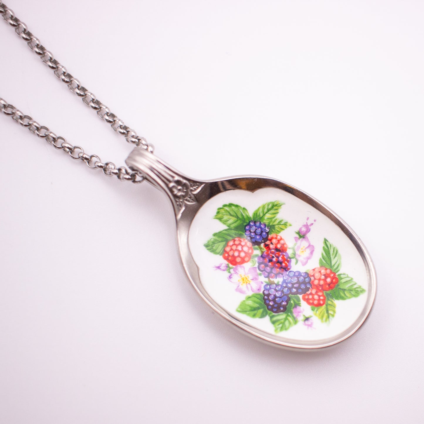 Very Berry Spoon Necklace