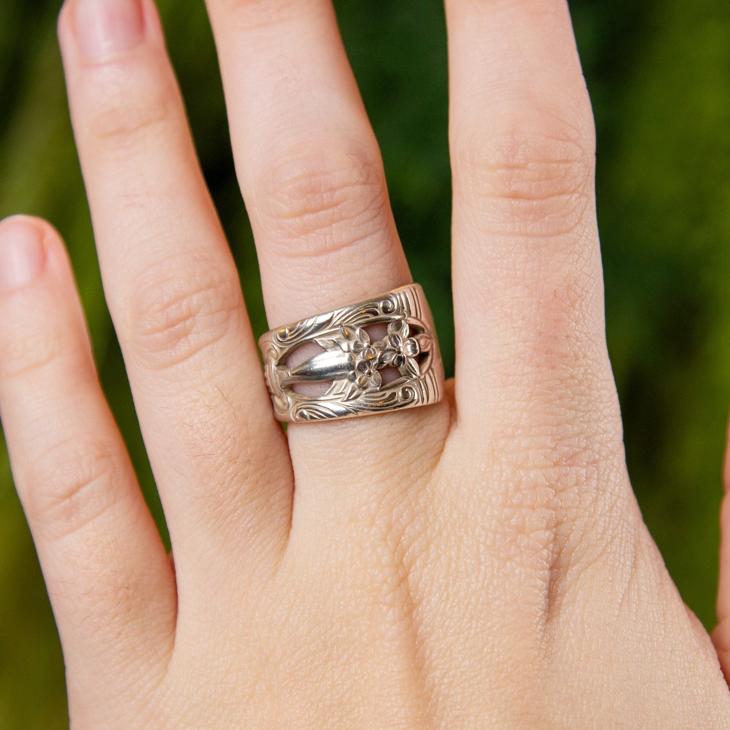 Classic Filigree Spoon Ring