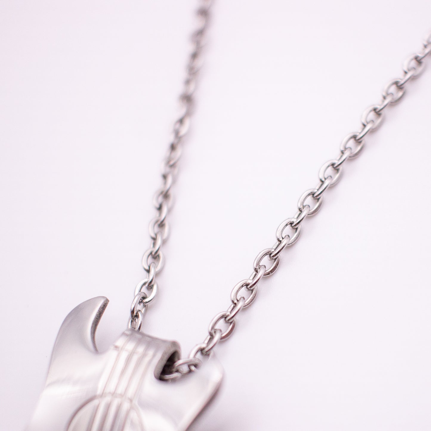 Bass Guitar Spoon Necklace