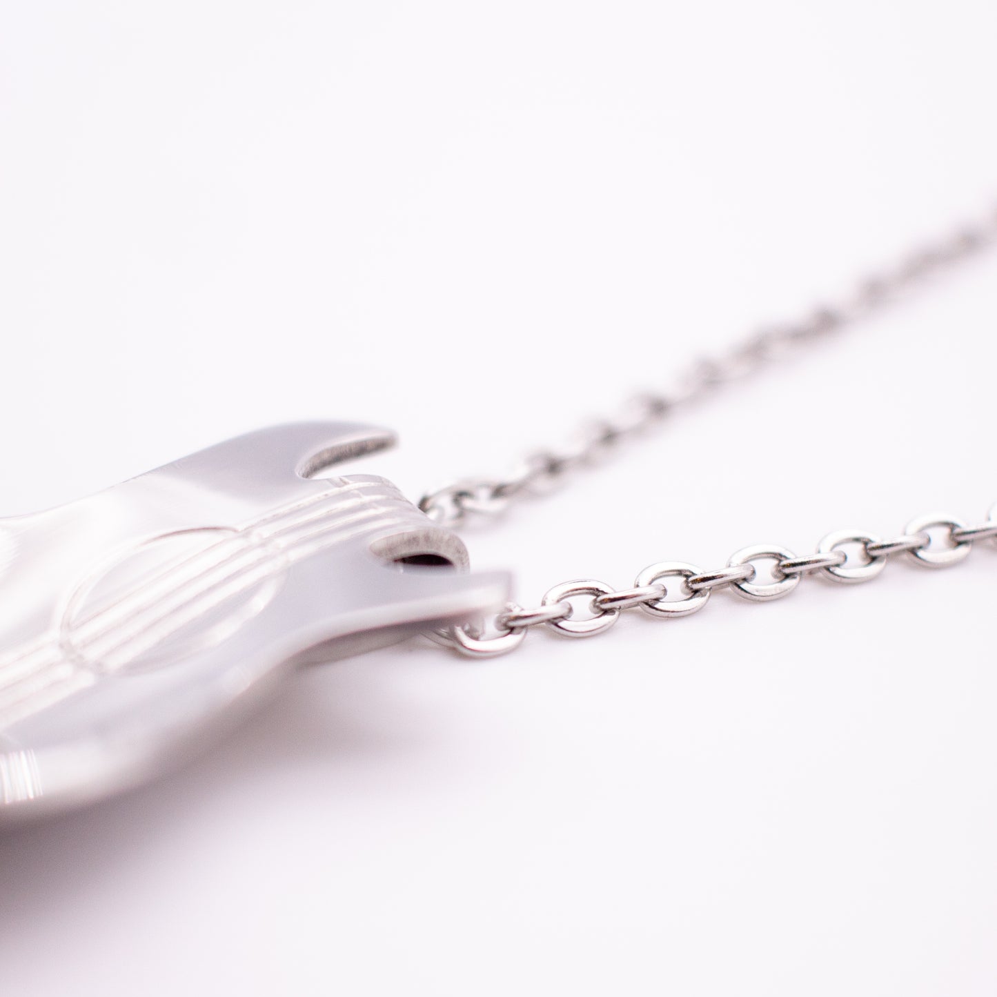 Bass Guitar Spoon Necklace