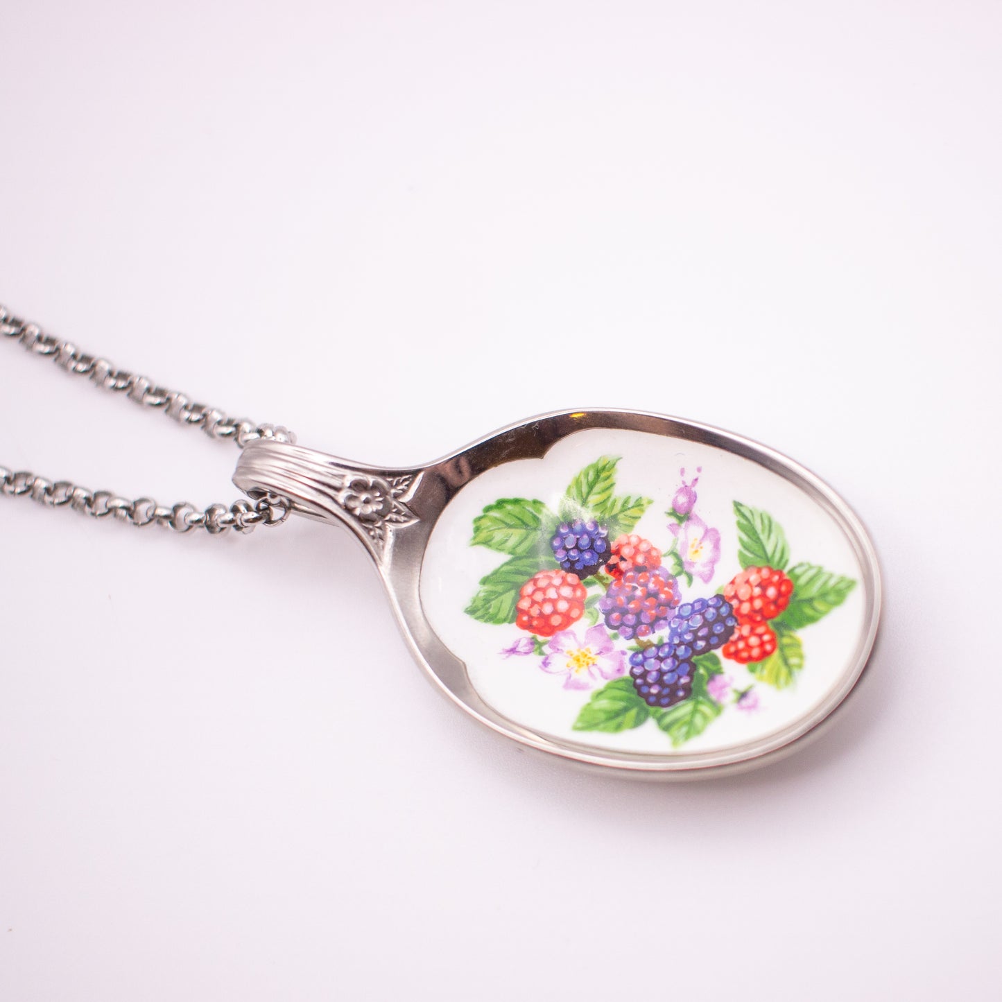 Very Berry Spoon Necklace