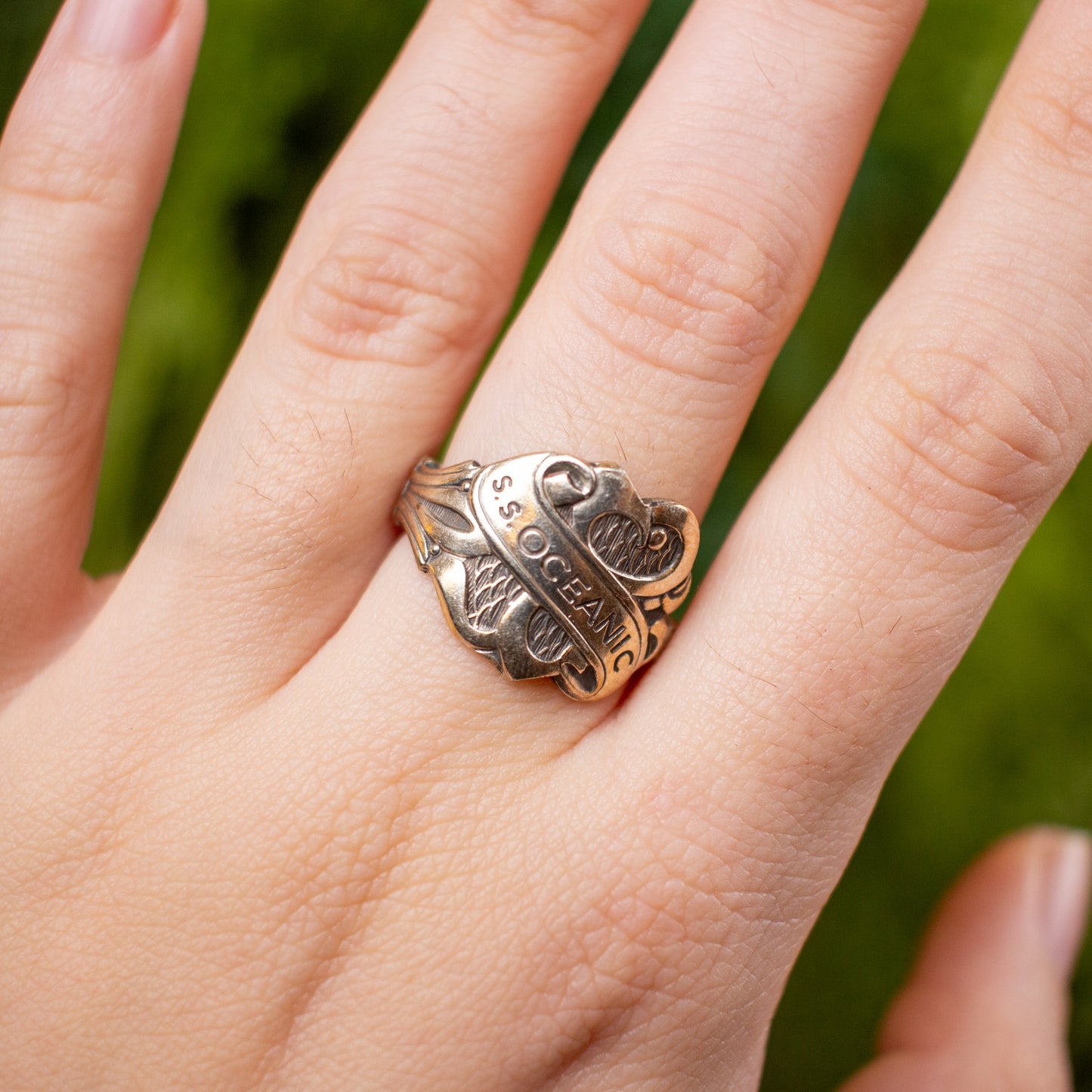 S.S Oceanic Spoon Ring