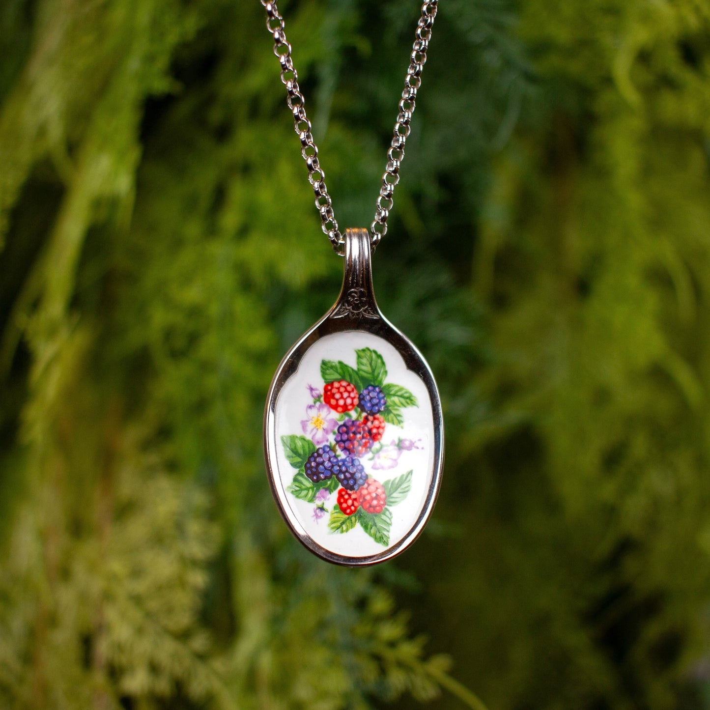 Very Berry Spoon Necklace