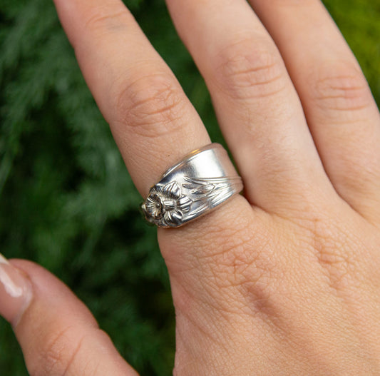 Daffodil Spoon Ring