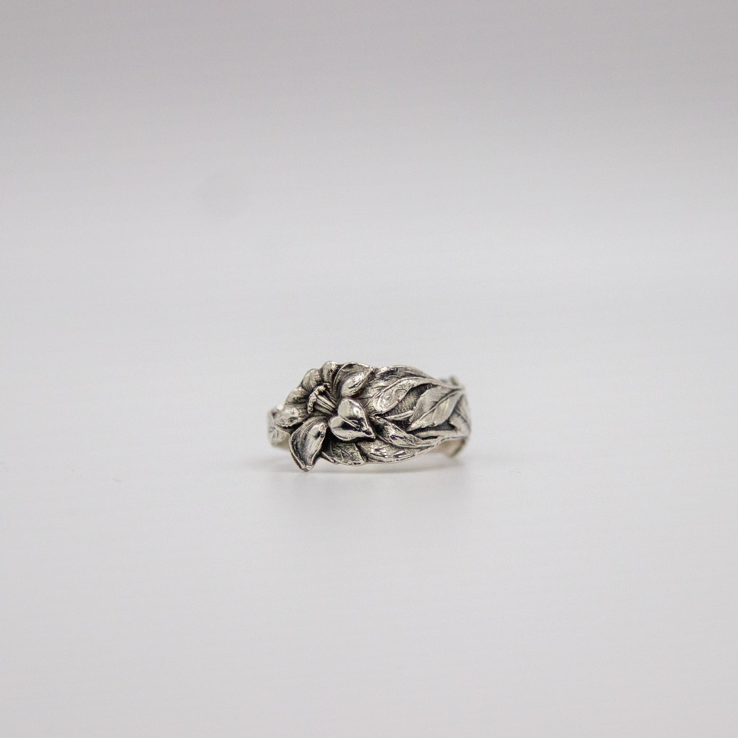 Lily Flower Spoon Ring
