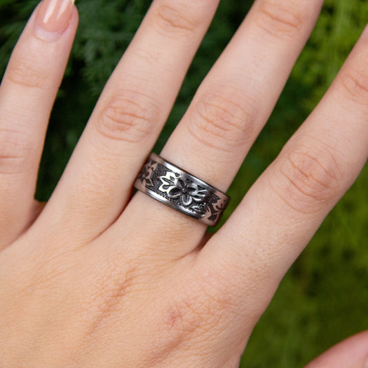 Love Flower Spoon Ring