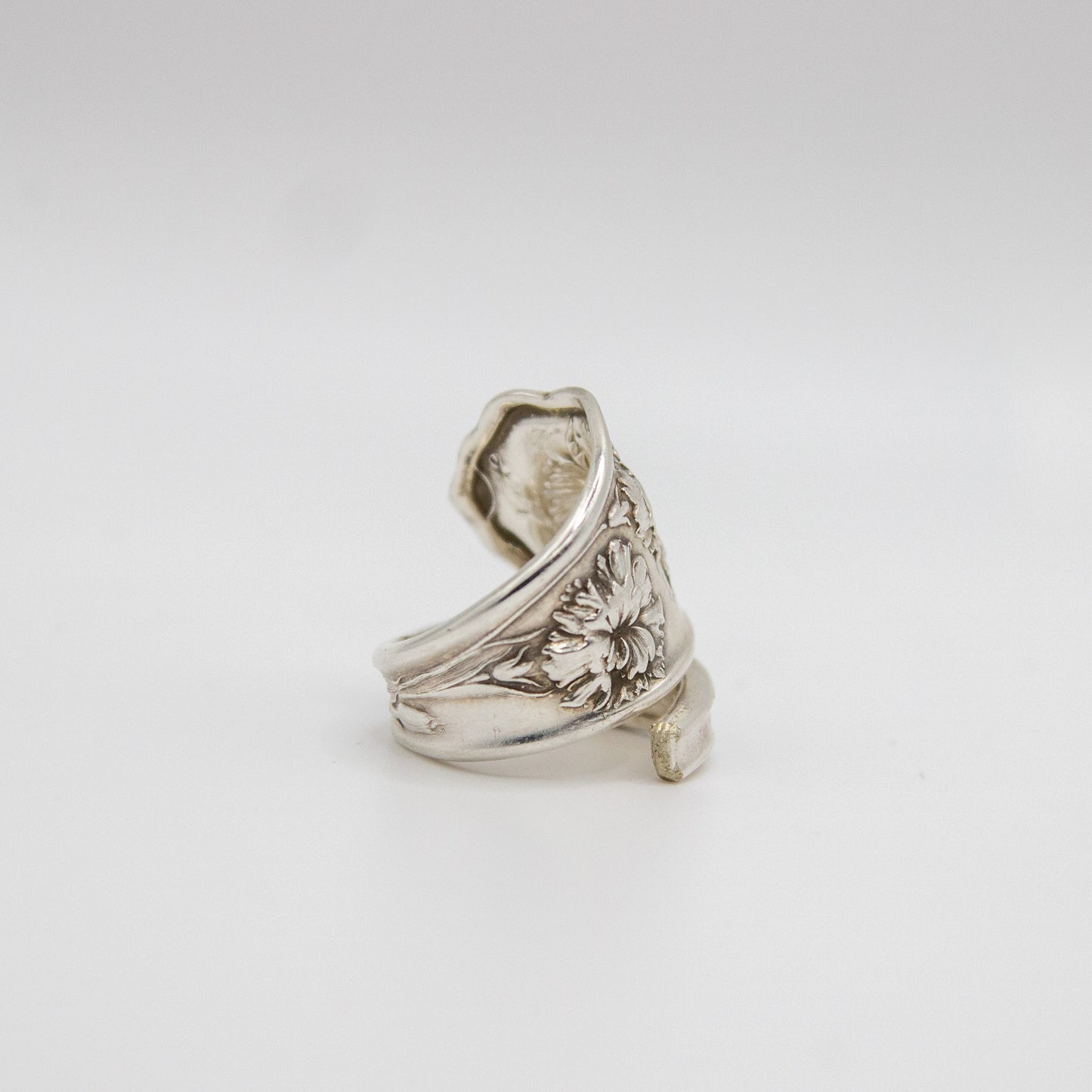 Carnation Wrapped Spoon Ring