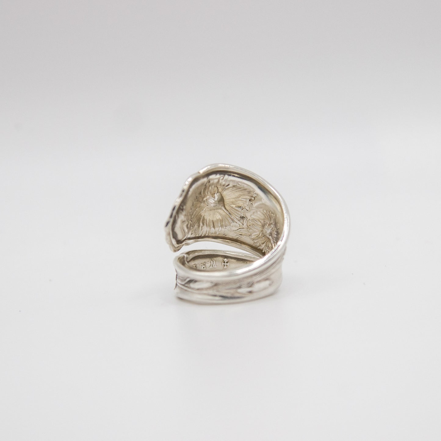 Carnation Wrapped Spoon Ring