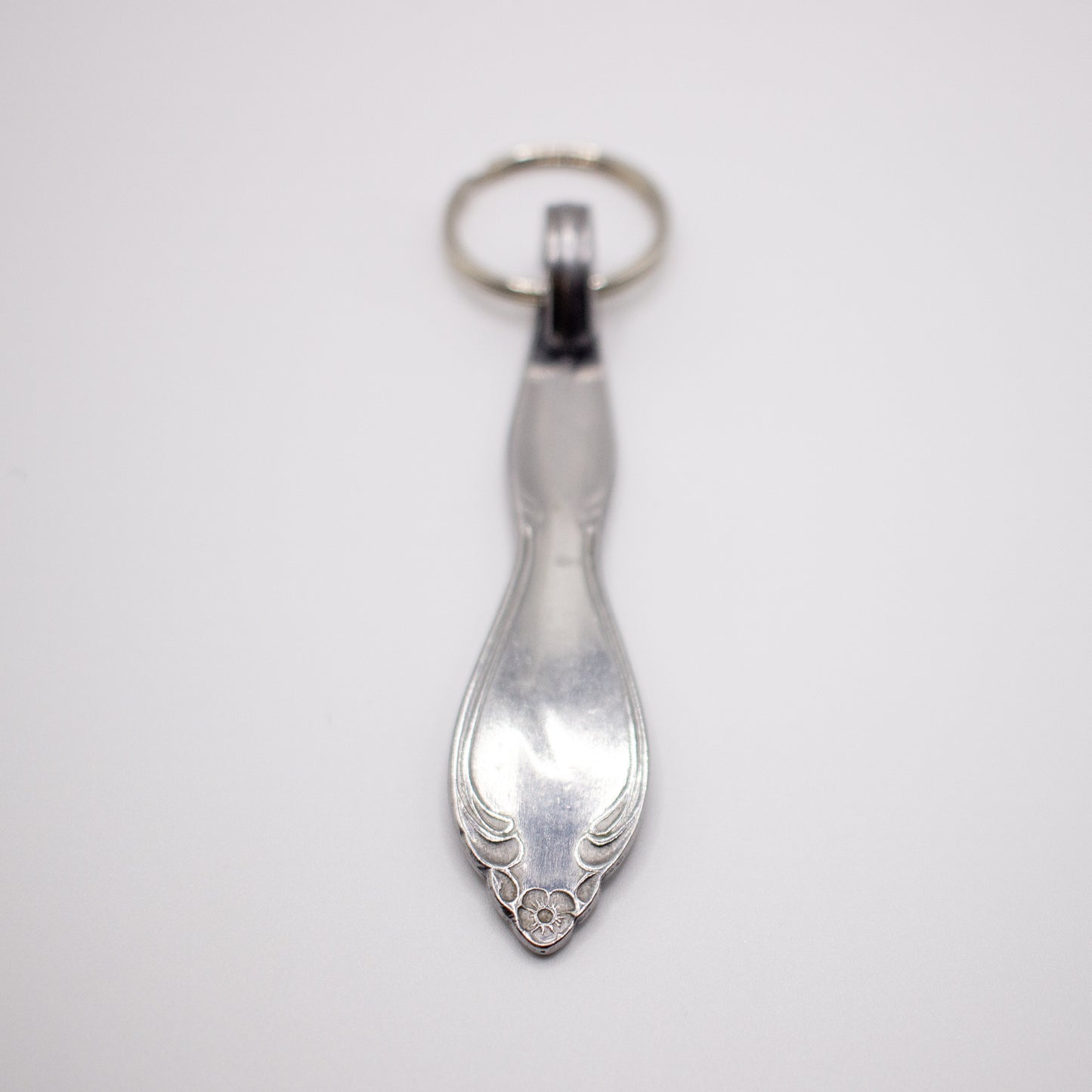 Monogram "P" Spoon Keychain