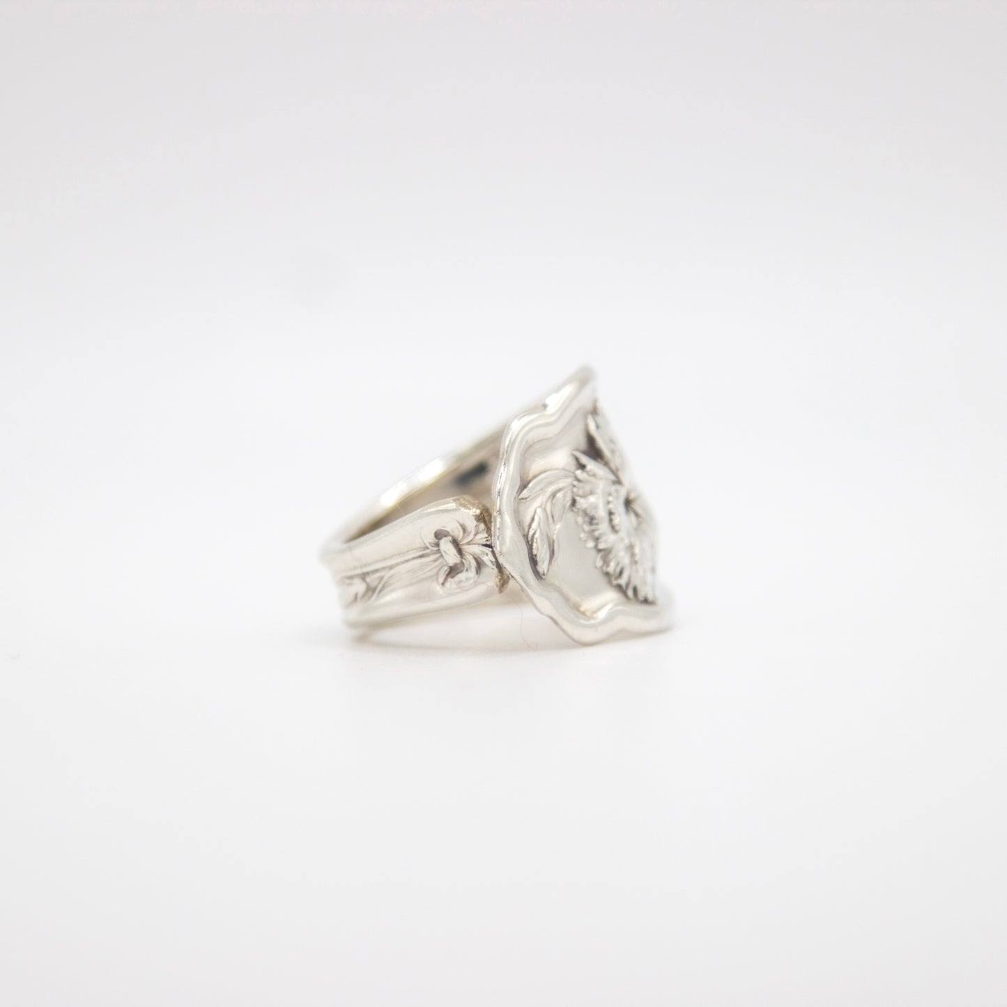 Carnation Spoon Ring