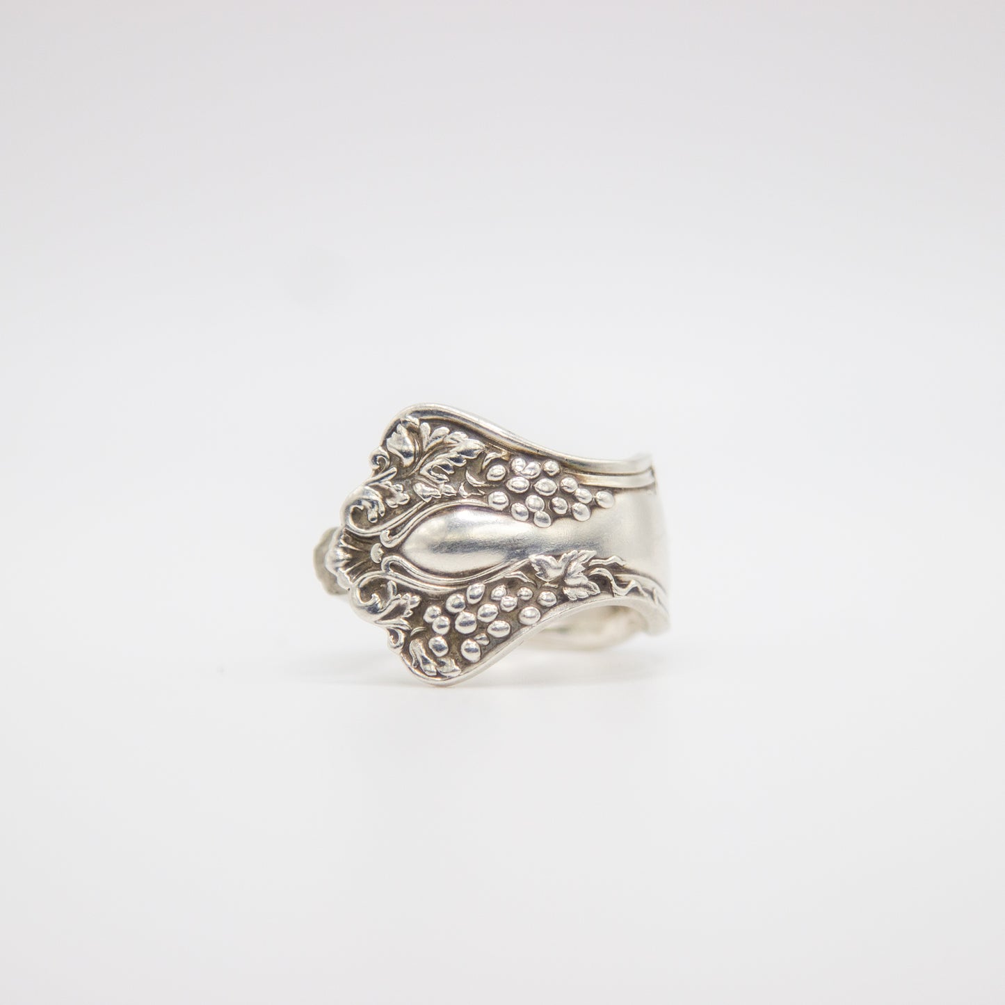 Vintage Grape Spoon Ring