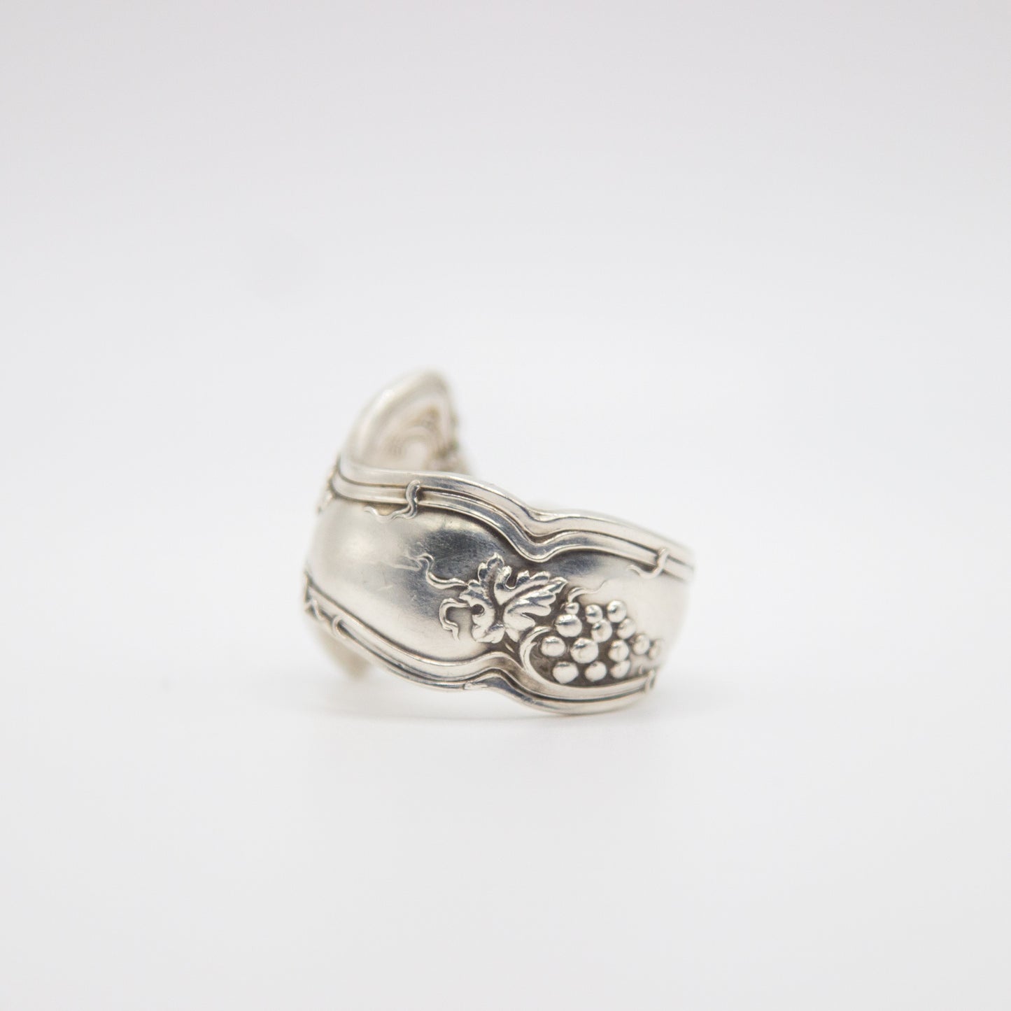 Vintage Grape Spoon Ring