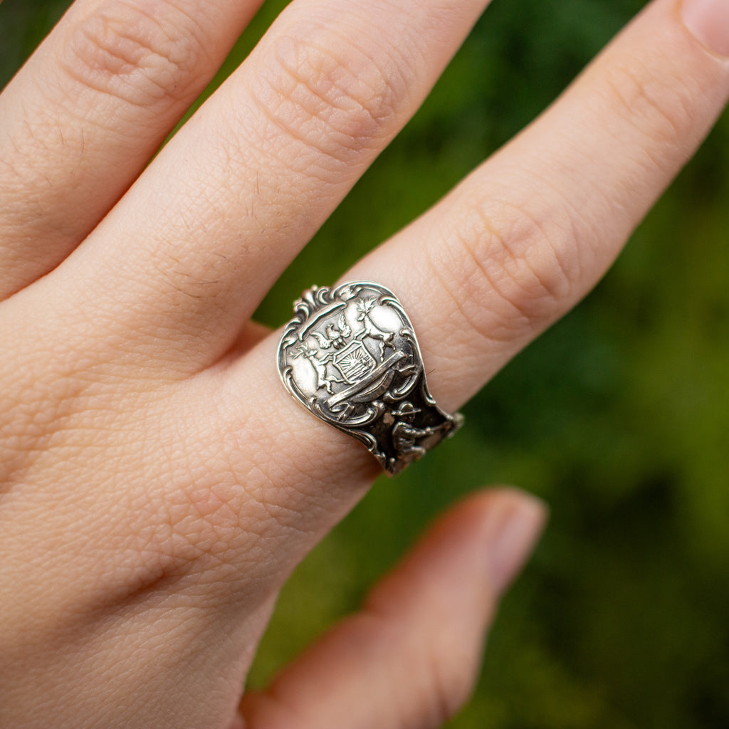 Detroit Michigan Spoon Ring