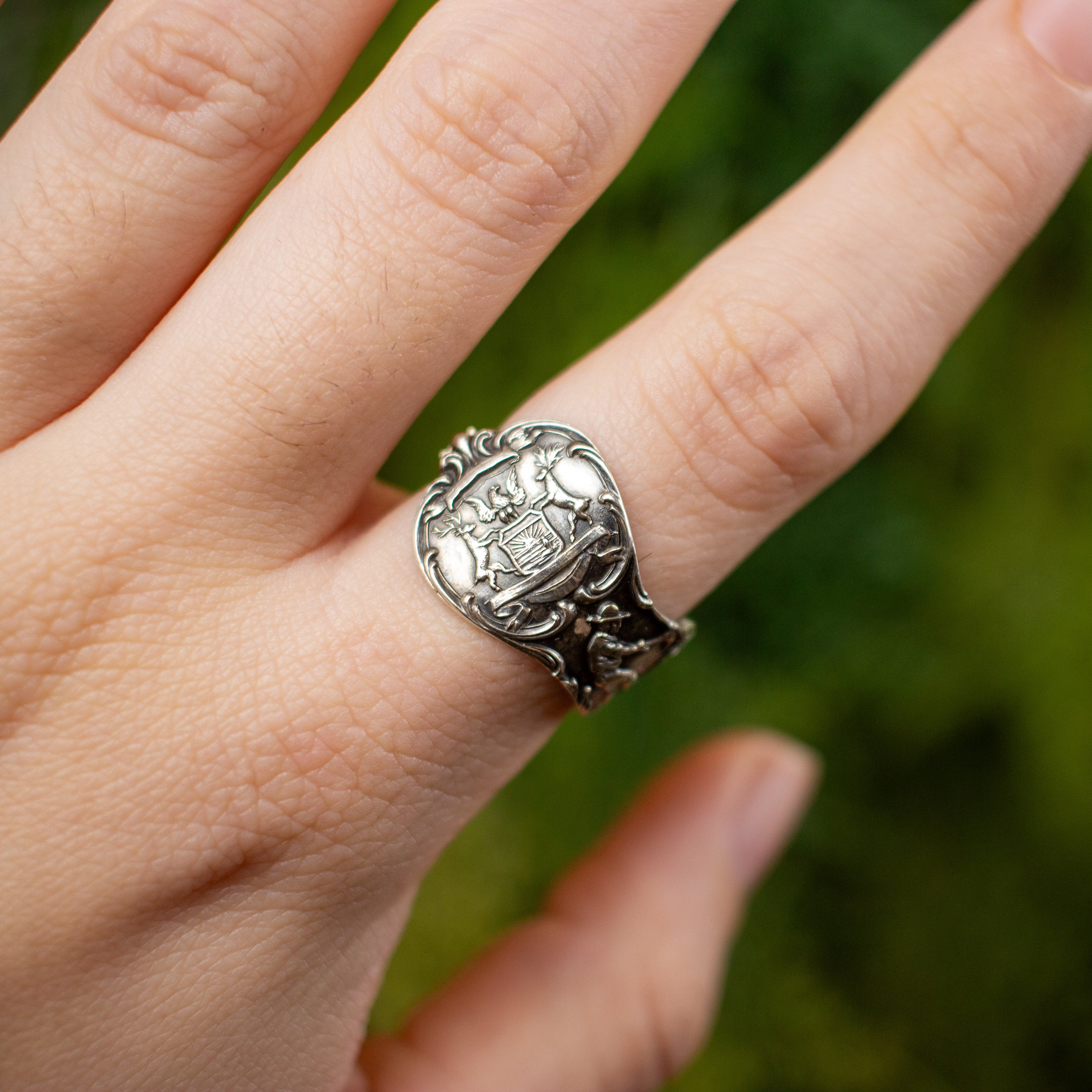 Detroit Michigan Spoon Ring