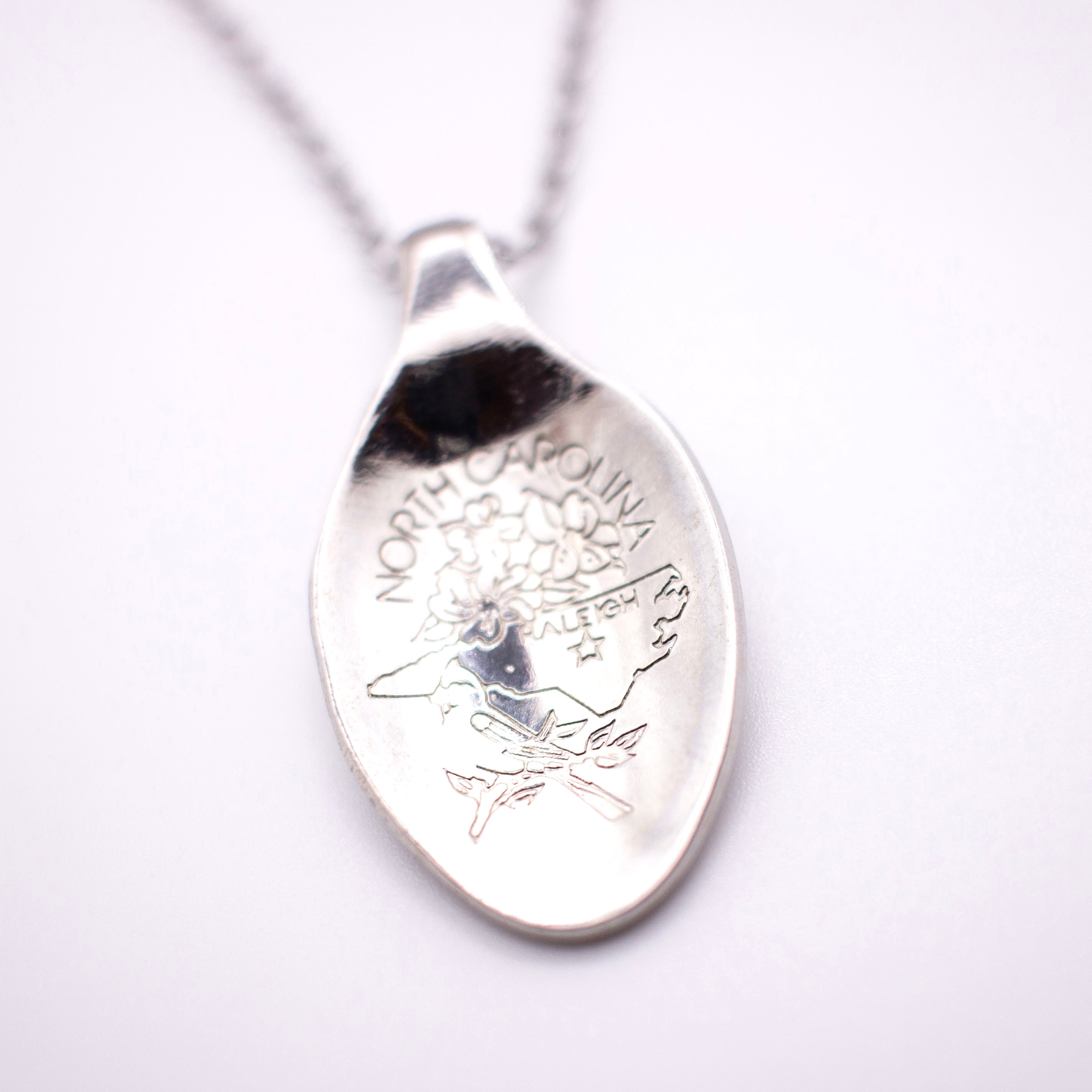North Carolina Spoon Necklace