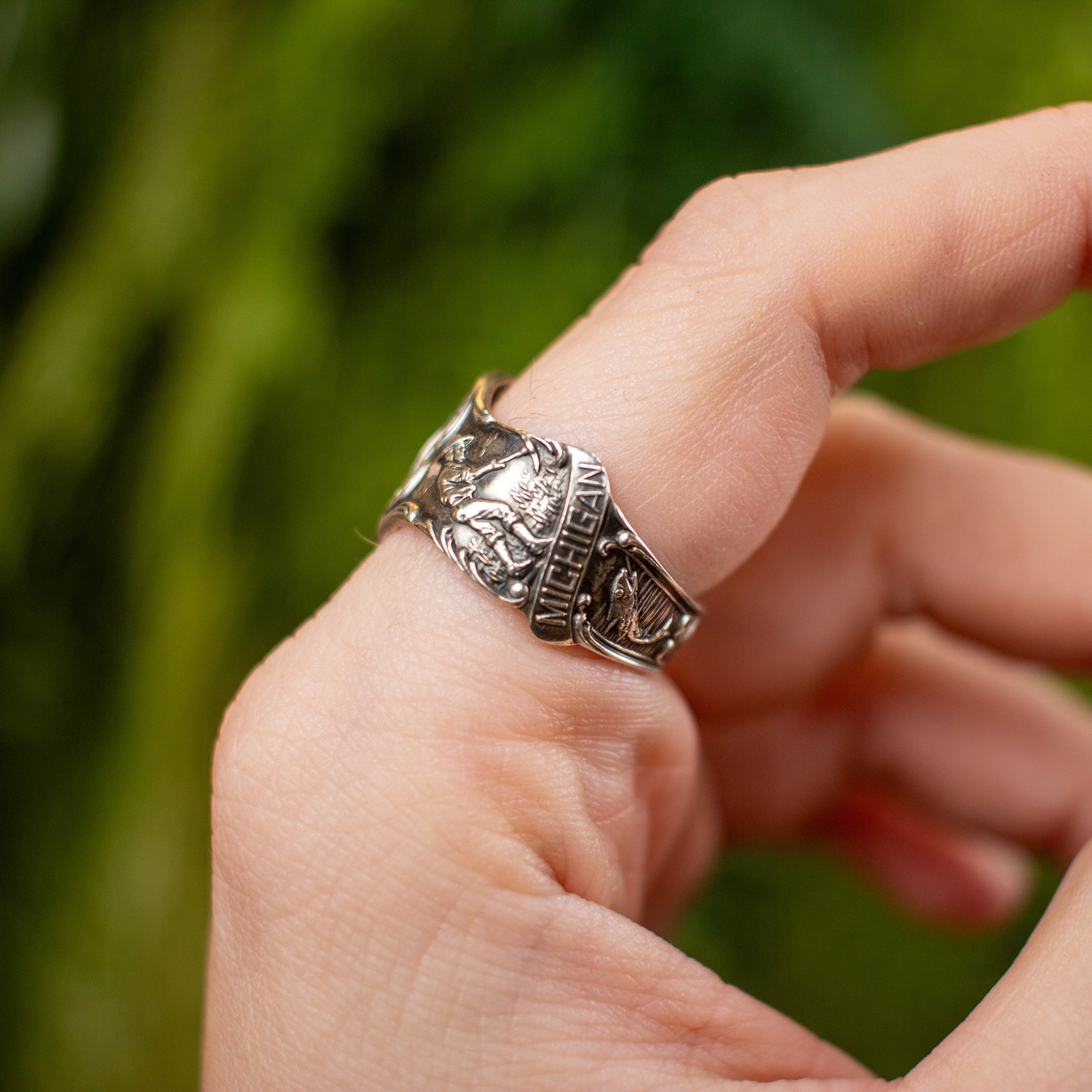 Detroit Michigan Spoon Ring