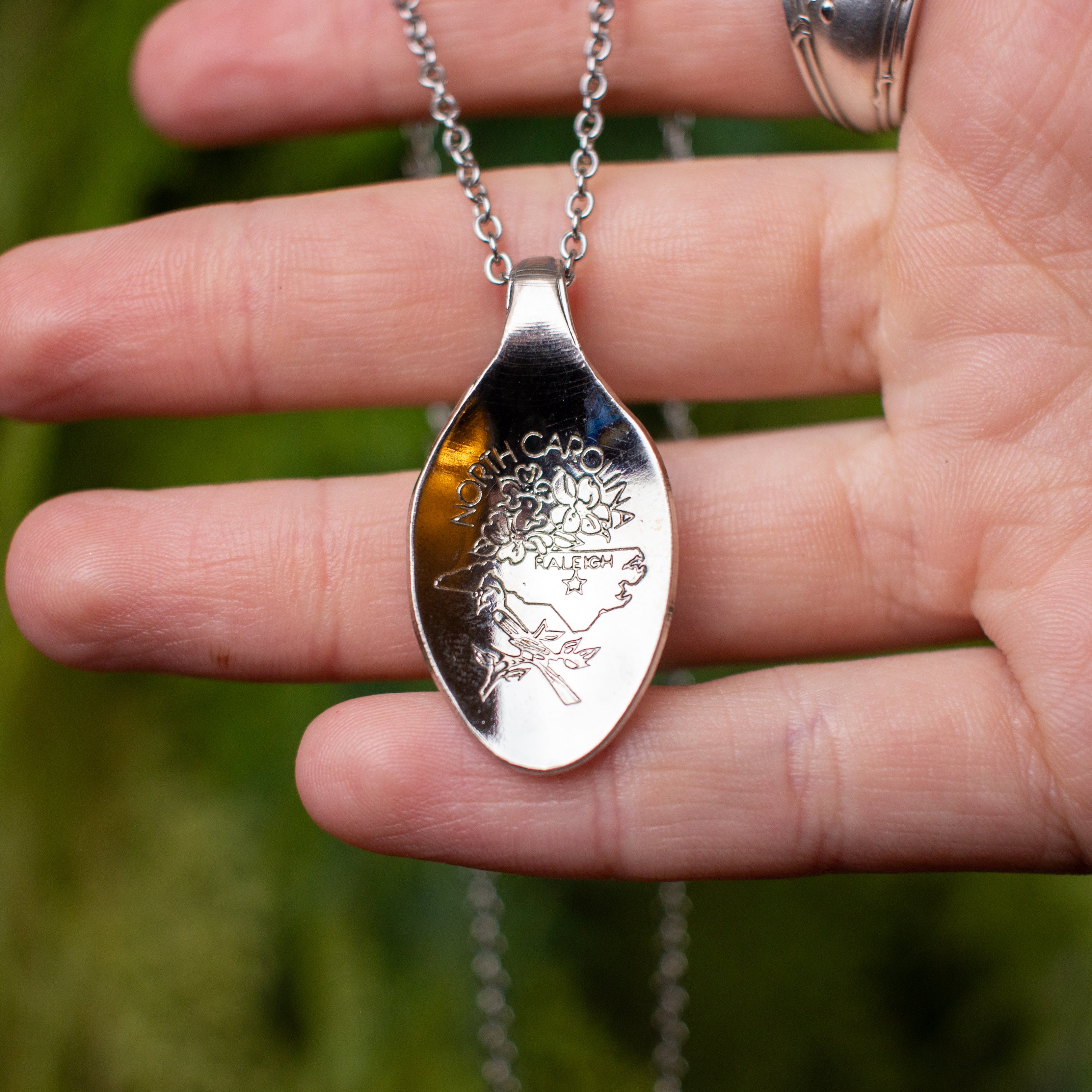 North Carolina Spoon Necklace