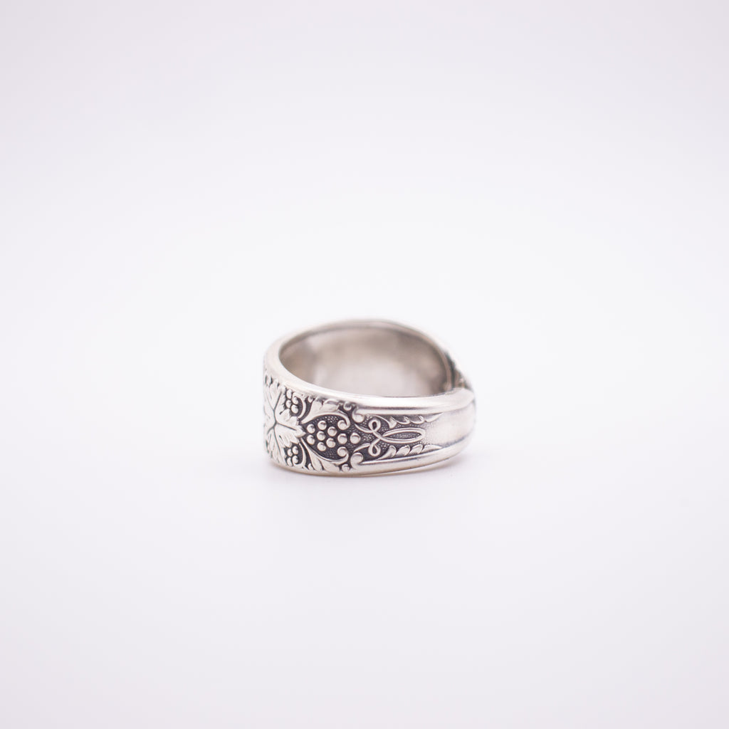 Burgundy Spoon Ring