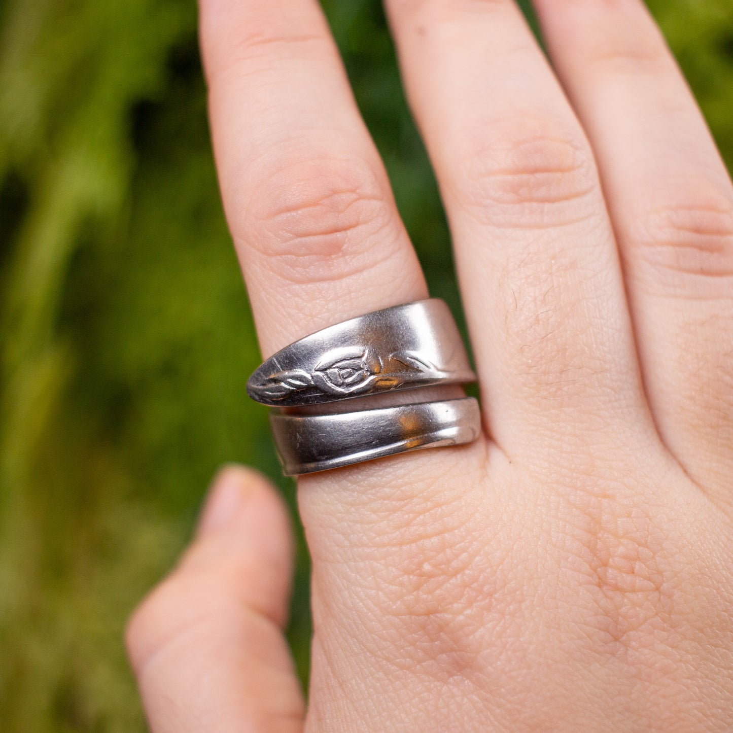 Simple Rose Spoon Ring