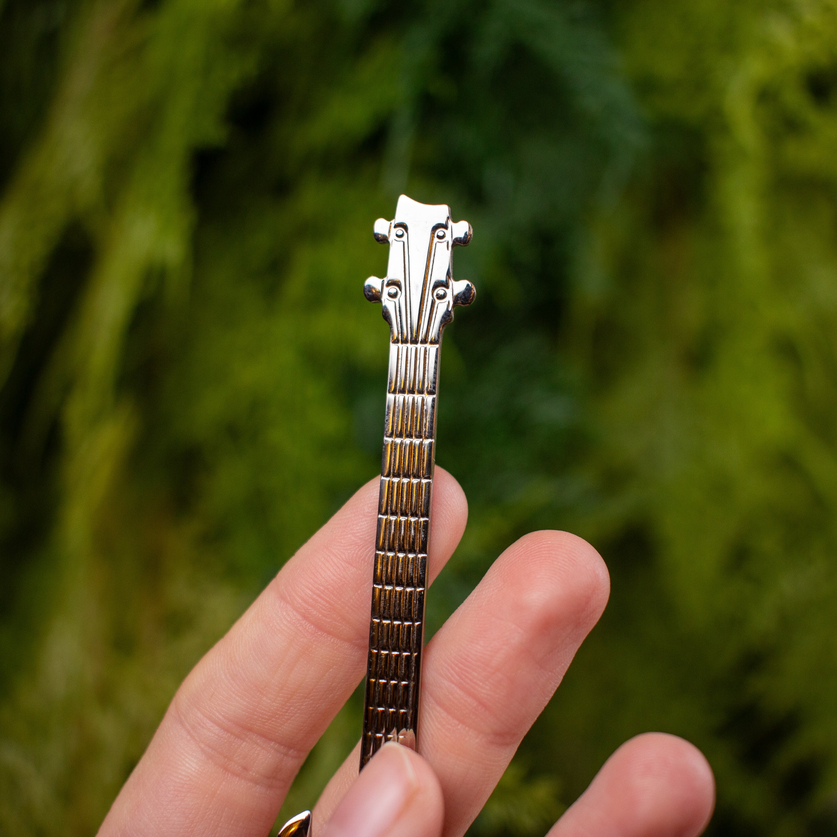 Bass Guitar Spoon Ring- MADE TO ORDER