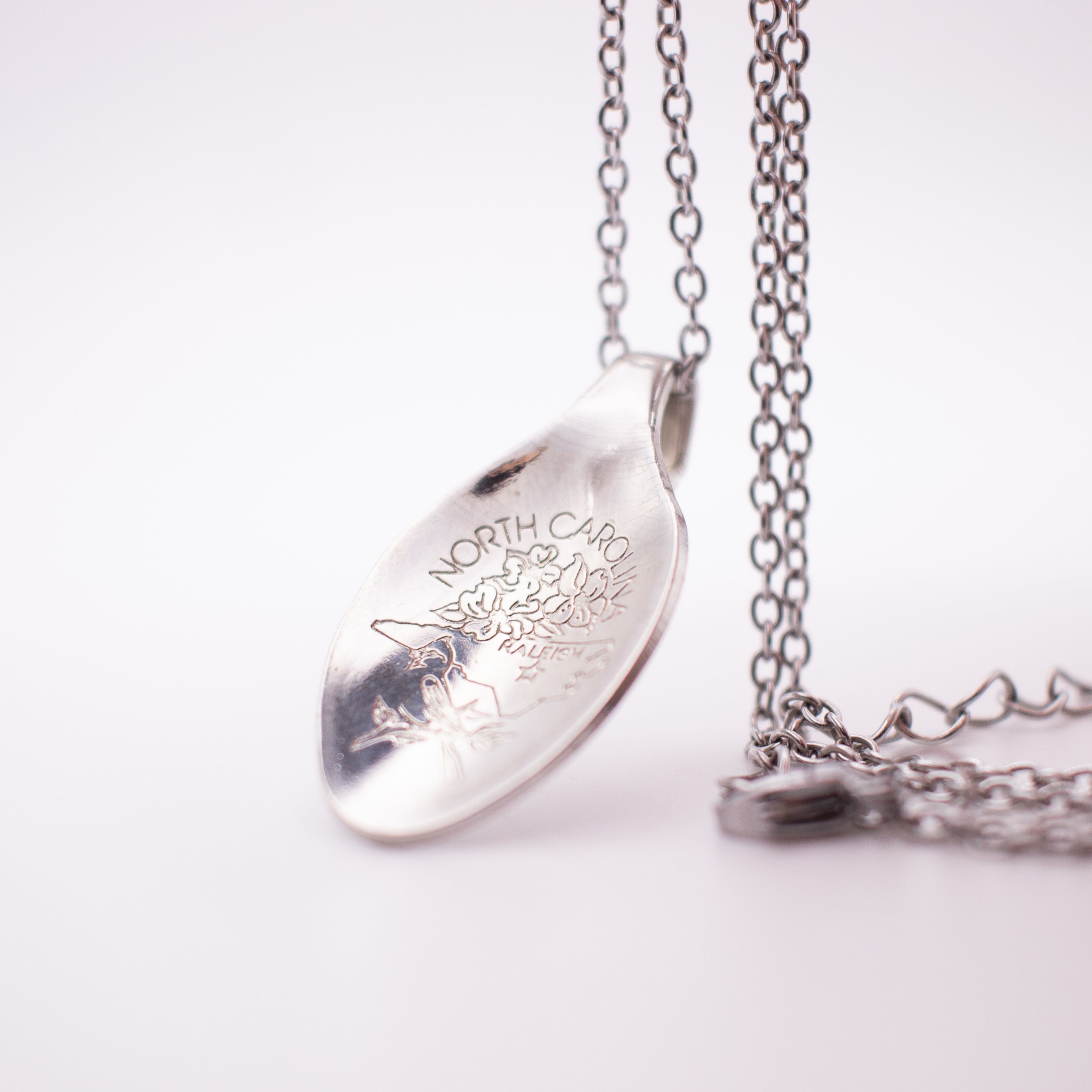 North Carolina Spoon Necklace