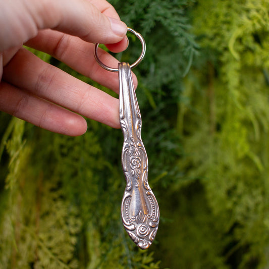 Double Rose Spoon Keychain