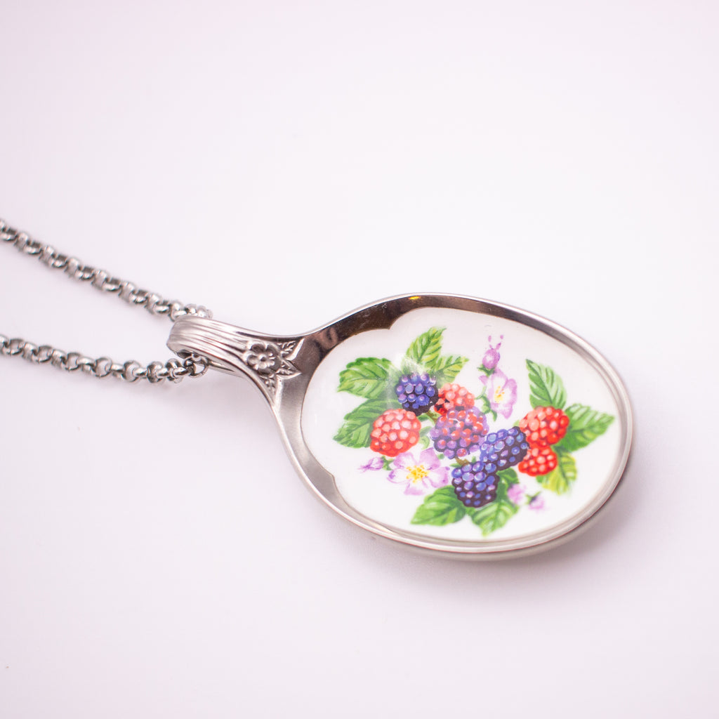 Very Berry Spoon Necklace