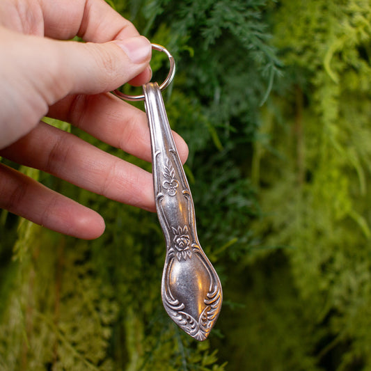 Orleans Rose Spoon Keychain