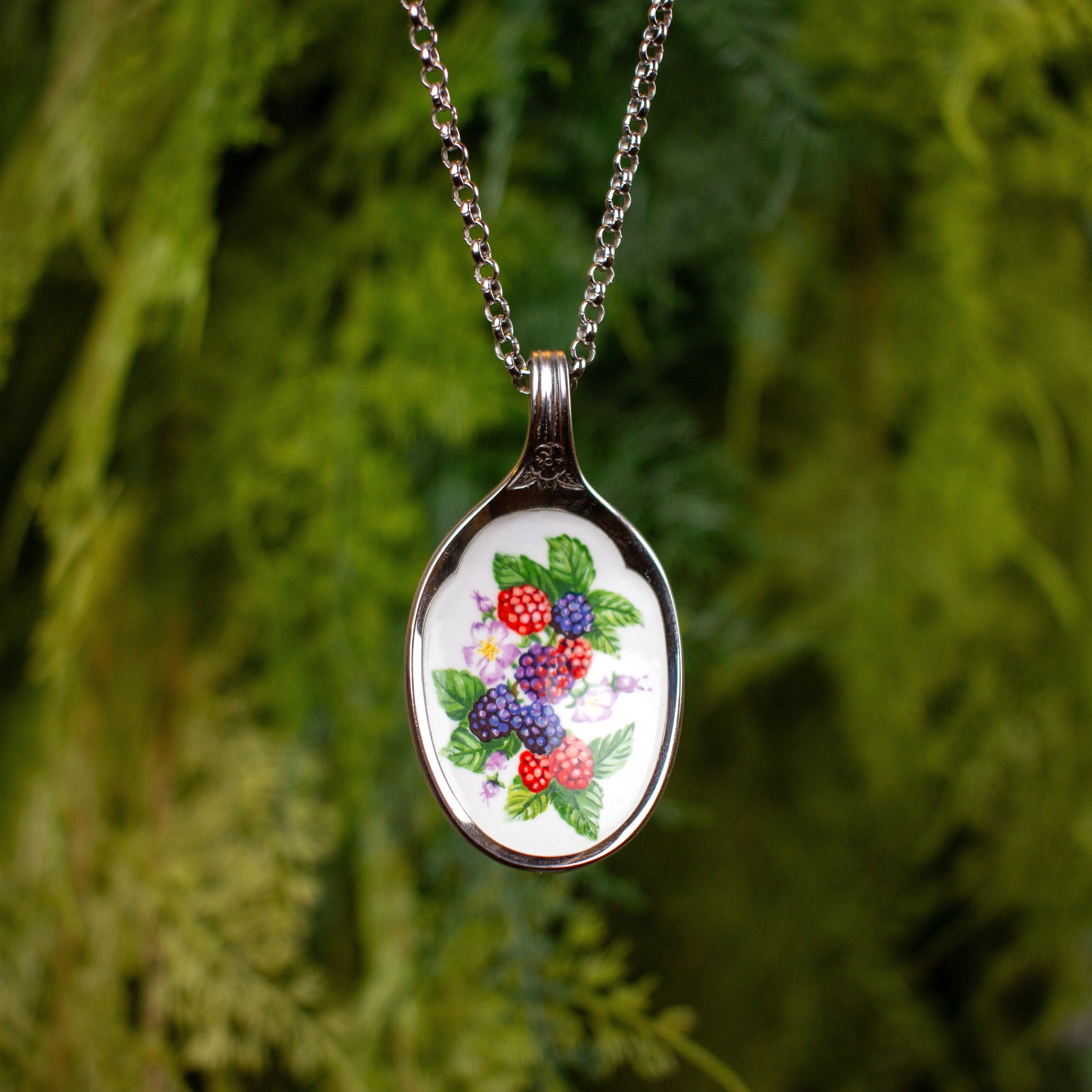 Very Berry Spoon Necklace