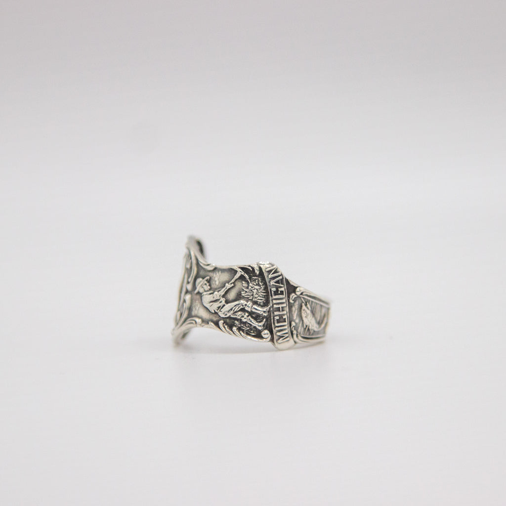 Detroit Michigan Spoon Ring