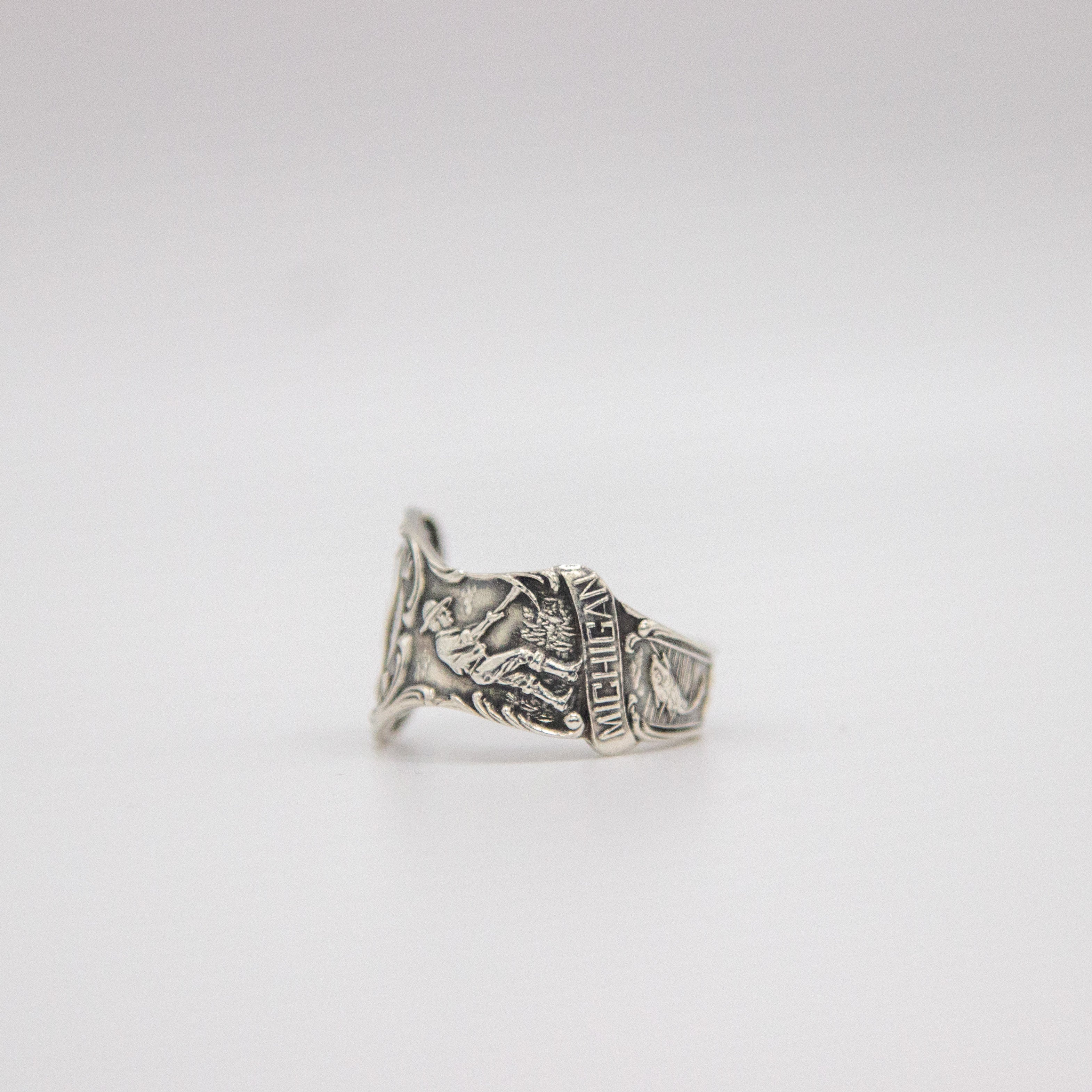 Detroit Michigan Spoon Ring
