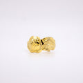Gold Rose Spoon Ring- Small Version