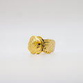 Gold Rose Spoon Ring- Big Version