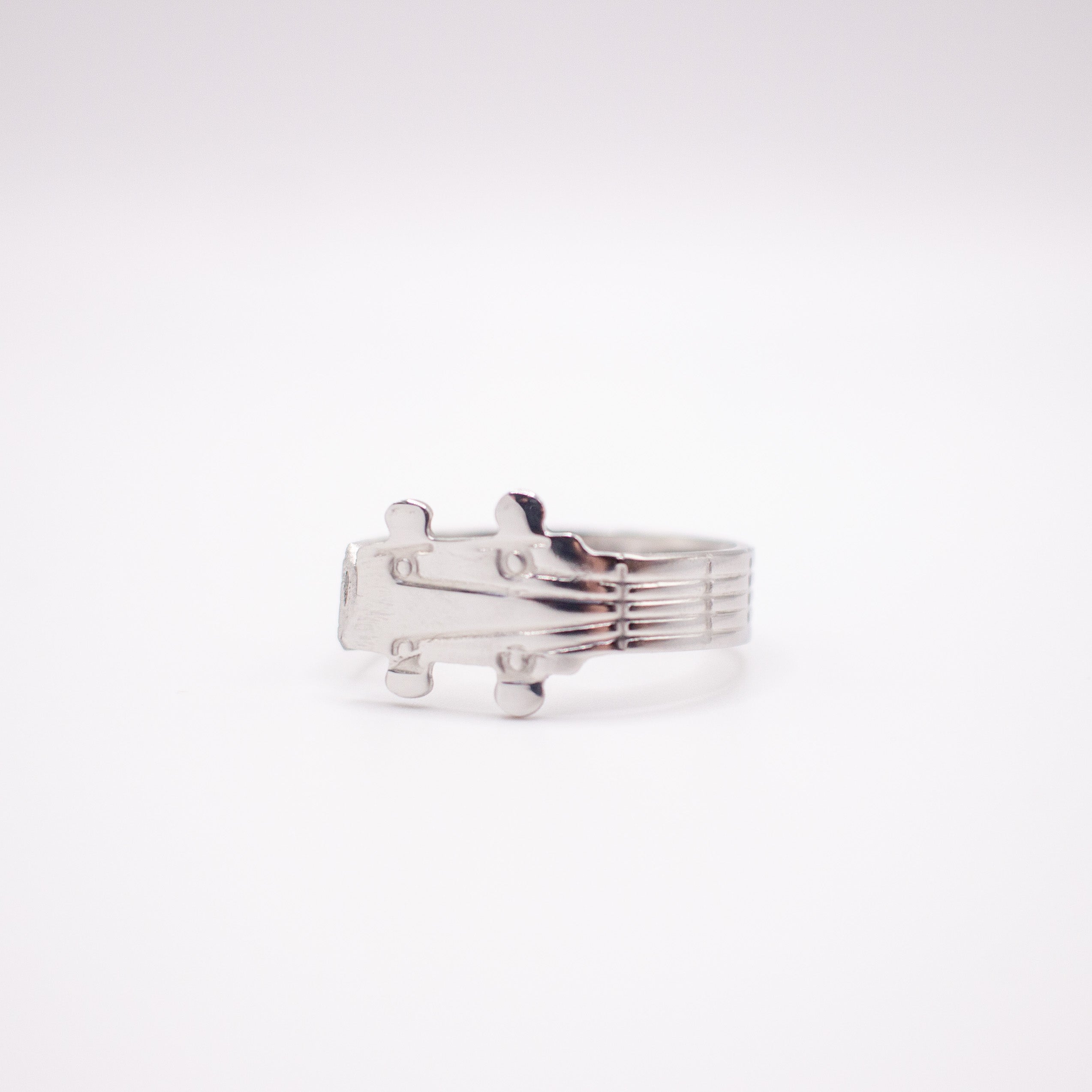 Bass Guitar Spoon Ring- MADE TO ORDER
