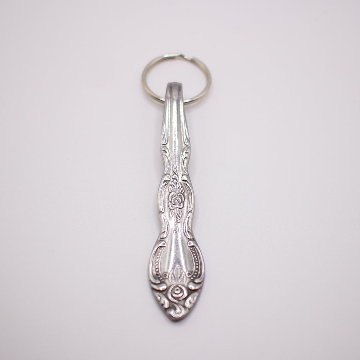 Double Rose Spoon Keychain