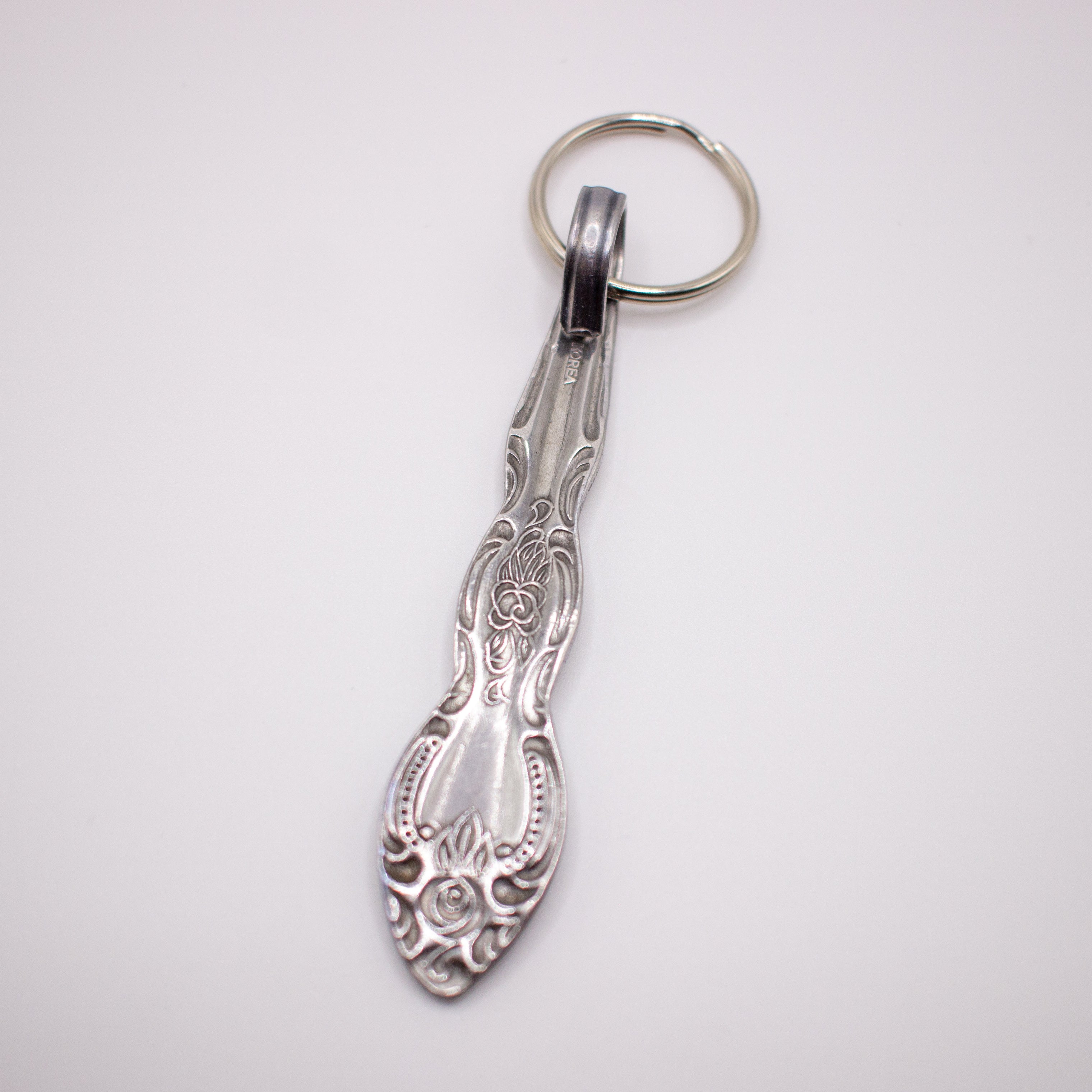 Double Rose Spoon Keychain