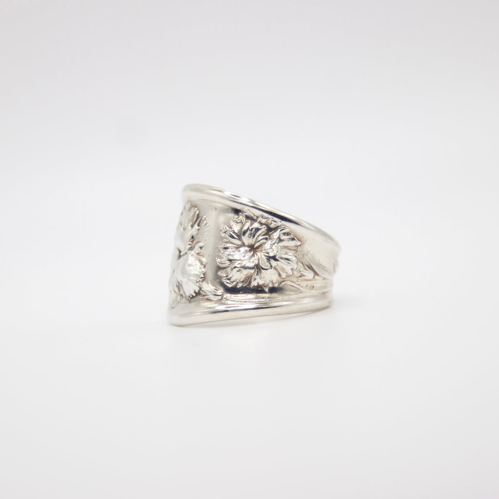 Carnation Spoon Ring