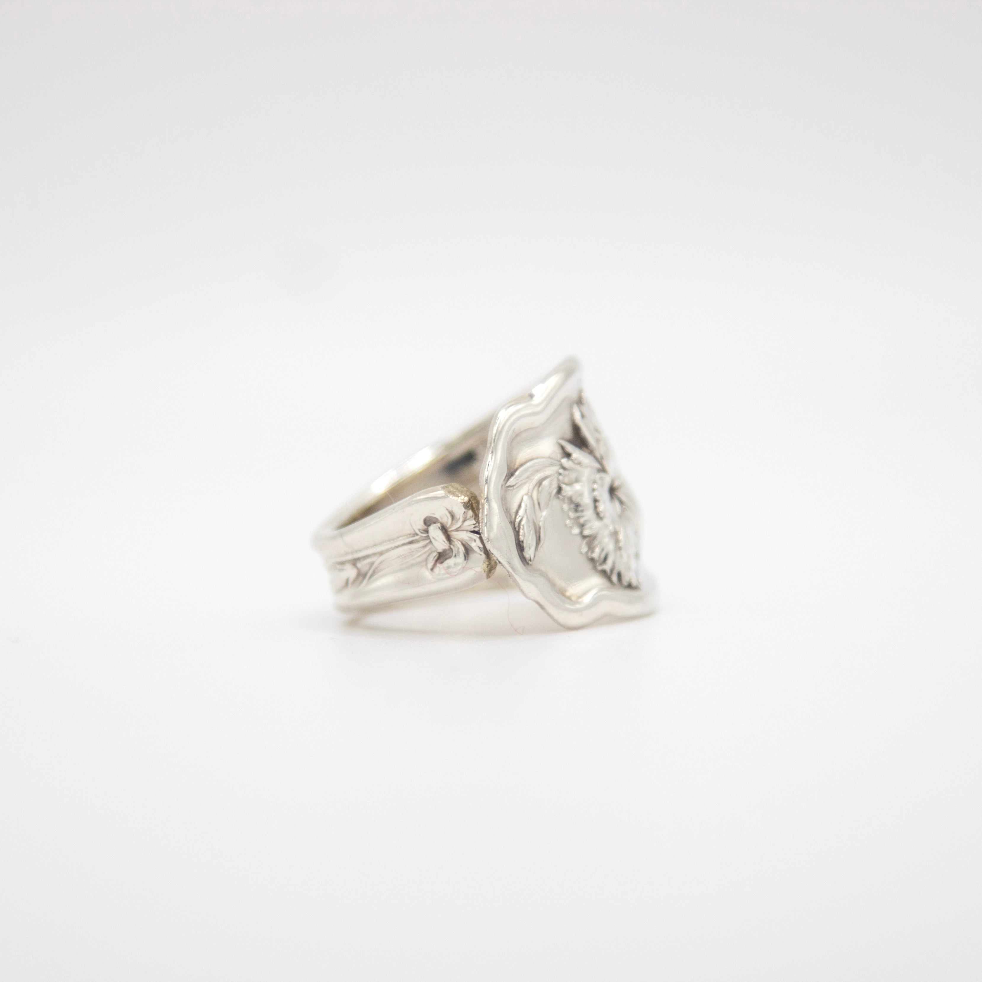 Carnation Spoon Ring